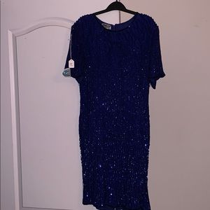 Blue Cocktail Dress